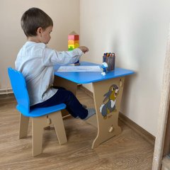 Стол-парта и стульчик ребенку 3-8лет для рисования и учебы Colors R
