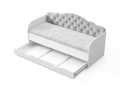 Диван-ліжко DecOKids Sofia 190х90 з ящиком для білизни Light Gray SOFL3 фото