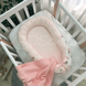 Кокон для новорожденного Baby Design Перо пудра 3050 фото