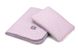 Плед с подушкой Cottonmoose Cotton Velvet 408/132/117 rain pink cotton velvet gray (розовый (капли) с серым (бархат)) 623575 фото