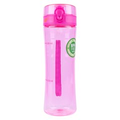 Пляшка для води YES рожева, 680мл 707620 фото