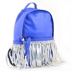 Сумка-рюкзак YES, синій з бахромою, 36 * 26 * 11 554195 фото