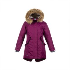 Зимнее пальто для девочек Huppa VIVIAN, цвет-бордовый
