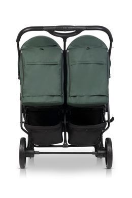 Прогулочная коляска для двойни и погодок Euro-Cart Doblo 2026 до 22 кг (ширина 74 см) Iron 20135 фото