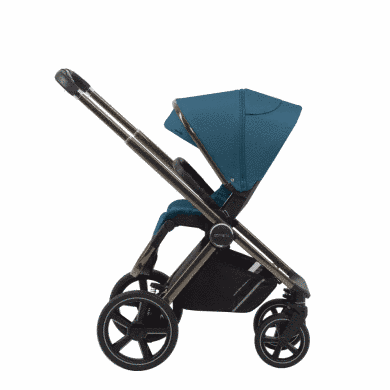 Дитяча коляска 2 в 1 Carrello Ultimo CRL-6511 NF Black Chrome Arctic Blue NF83066\1 фото