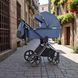 Дитяча коляска 2 в 1 Carrello Ultimo CRL-6511 NF Black Chrome Arctic Blue NF83066\1 фото