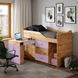 Ліжко-горище трансформер зі столом B\N Systems Room 180х80 см Taho Lavender VBR101 фото