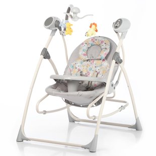 Колиска-гойдалка CARRELLO Nanny 3в1 CRL-0005 Grey Planet /1/ MOQ 76650 фото