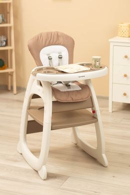 Стільчик для годування 2в1 Caretero Homee Beige 395807 фото