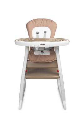 Стільчик для годування 2в1 Caretero Homee Beige 395807 фото