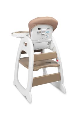 Стільчик для годування 2в1 Caretero Homee Beige 395807 фото