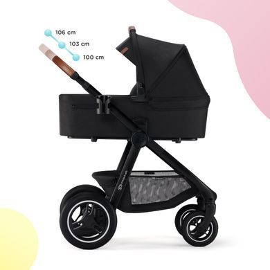 Універсальна коляска 2 в 1 KinderCraft Everyday Black (KSEVER00BLK2000) 300684 фото