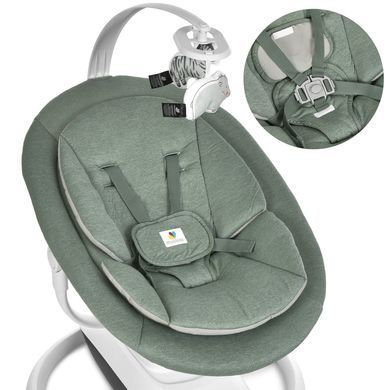 Умный укачивающий центр Bambi Sleep с Bluetooth и поворотом 360&deg; (до 15 кг) Green Tea 9312 фото