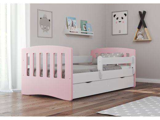 Детская кровать 160 х 80 Kocot Kids Classic 1 Mix розовая с ящиком Польша 2030947 фото