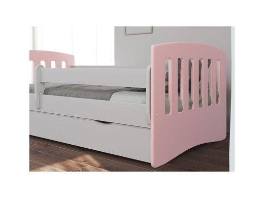 Дитяче ліжко 160 х 80 Kocot Kids Classic 1 Mix рожева з ящиком Польща 2030947 фото