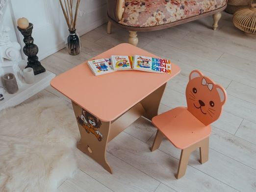 Стол-парта и стульчик ребенку 3-8лет для рисования и учебы Colors 2