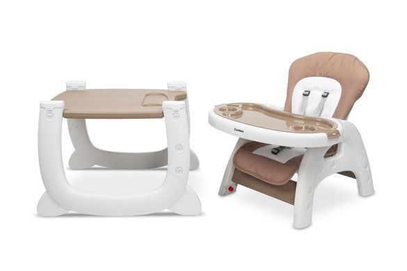 Стільчик для годування 2в1 Caretero Homee Beige 395807 фото