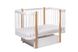 Кроватка для новорожденного DeSon SVITANOK 120х60 c маятником Белый\Бук LS1 фото 3
