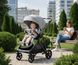 Прогулочная коляска с реверсивным блоком CARRELLO Costa CRL-5534 Platinum Grey