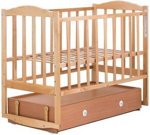 Ліжко Babyroom Зайченя Z304 маятник, ящик лакована 624577 фото