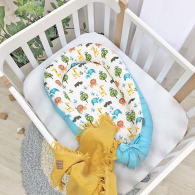 Кокон для новорожденного M.Sonya Baby Design Baby Сафари 3460 фото