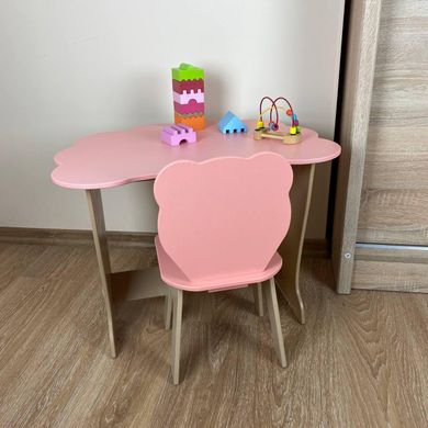 Стол-парта и стульчик ребенку 3-8лет для рисования и учебы Colors фигурный 1