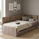 Угловая кровать-диван decOKids Sonya 4 с ящиками и матрасом 200х90 см Color 9 cp119 фото