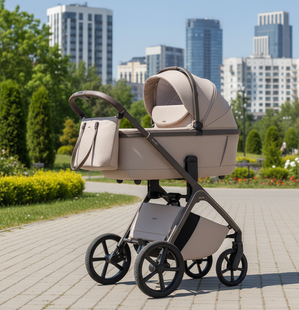 Коляска 2 в 1 CARRELLO Vector CRL-6552 Angora Beige 65523 фото