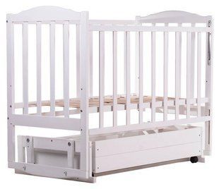 Ліжко Babyroom Зайченя Z301 маятник, ящик біла 60842 фото