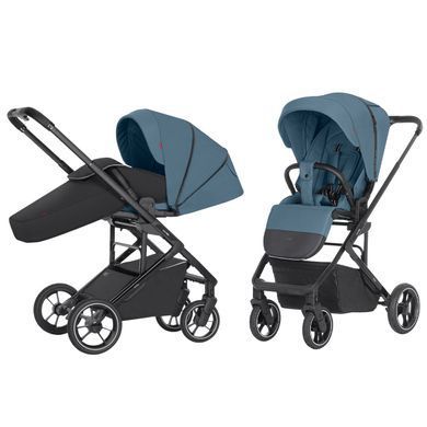 Прогулянкова коляска CARRELLO Alfa CRL-5508 Indigo Blue перекидна ручка 100480 фото