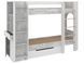 Двухъярусная кровать-комната с ящиком DUET4 190х80 Craft Color 7 СDY12 фото