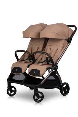 Прогулочная коляска для двойни Cavoe Deux (до 22 кг) Mocca 21761 фото
