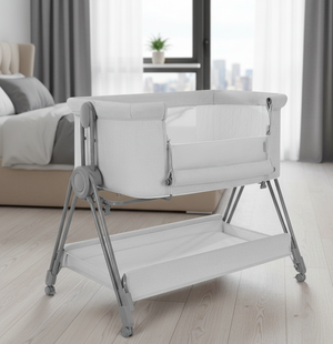 Приставне ліжечко-люлька CARRELLO Gracia CRL-16502 Cool Grey