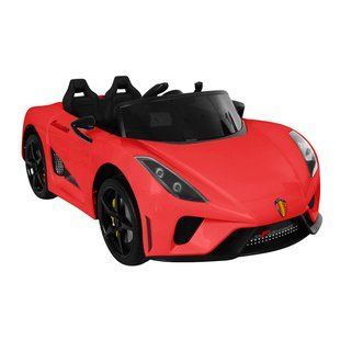 Детский электро-мобиль T-7656 EVA RED легковой на Bluetooth 2.4G Р / В 2 * 6V4.5AH мотор 2 * 15W с MP3 112 * 66 * 48 91092 фото