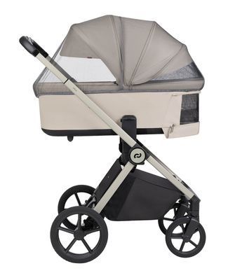 Универсальная детская коляска 2 в 1 Carrello Ultra F CRL-6556\6557, складная люлька Polar Beige 65561 фото