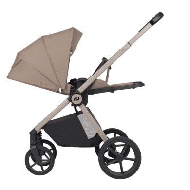 Универсальная детская коляска 2 в 1 Carrello Ultra F CRL-6556\6557, складная люлька Polar Beige 65561 фото