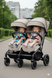 Прогулянковий візочок для двійні та погодок Easy-Go Echo 2025 beige 20422 фото