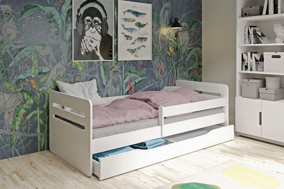 Дитяче ліжко 160 х 80 Kocot Kids Tomi біла з ящиком Польща 2012912 фото