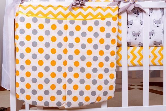 Детская постель Babyroom Bortiki lux-08 fox оранжевый - серый 620958 фото