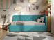 Диван ліжко кутовий з нішою для білизни 190х80 DecOKids BOSTON MINT BPN2 фото 1