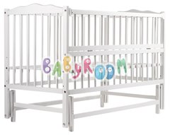 Кровать Babyroom Веселка маятник, откидной бок DVMO-2 бук белый