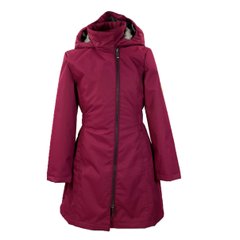 Демисезонное пальто для девочек Huppa LUISA, цвет-бордовый