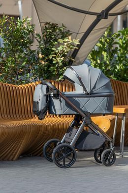 Дитячий візок 2 в 1 CARRELLO Omega CRL-6530 Superb Grey 2025 CRL-6530SG фото