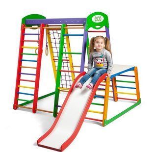 Ранее развитие спортивный комплекс для дома Акварелька Plus 1-1 SportBaby &laquo;Акварелька Plus 1-1&raquo; фото