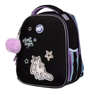 Рюкзак каркасний для початкової школи YES H-100 Magic Rainbow Unicorn 559546 фото