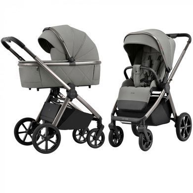 Дитячий візок 2 в 1 CARRELLO Omega CRL-6530 Superb Grey 2025 CRL-6530SG фото