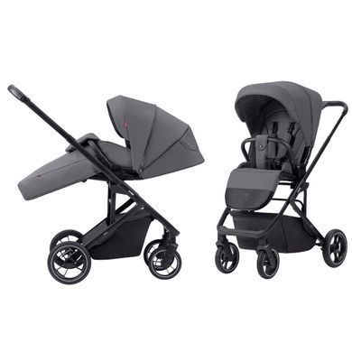 Прогулянкова коляска CARRELLO Alfa CRL-5508 Graphite Grey перекидна ручка  100483 фото