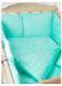 Детская постель Babyroom Bortiki lux-09 плюш бирюзовый 621667 фото 5
