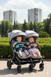 Прогулянковий візочок для двійні та погодок Easy-Go Echo 2025 grey сірий 20421 фото