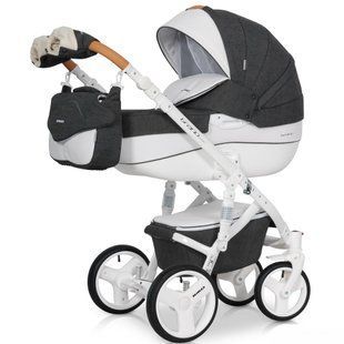 Коляска универсальная Riko Brano lux 2 в 1 anthracite R-BrL 06 фото